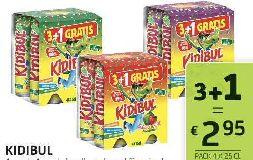 Kidibul 4 x 25 cl