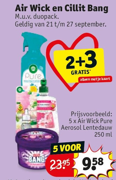Air Wick en Cillit Bang