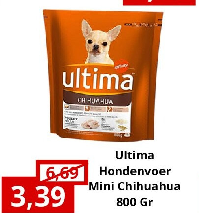 Ultima Hondenvoer Mini Chihuahua 800 Gr