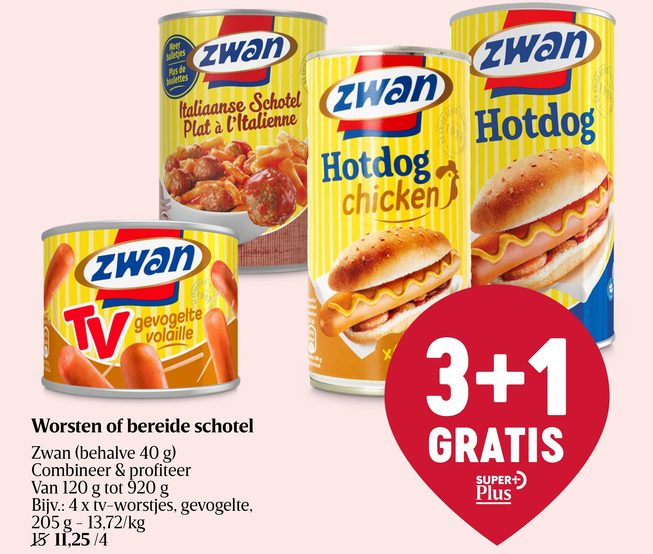 Worsten of bereide schotel