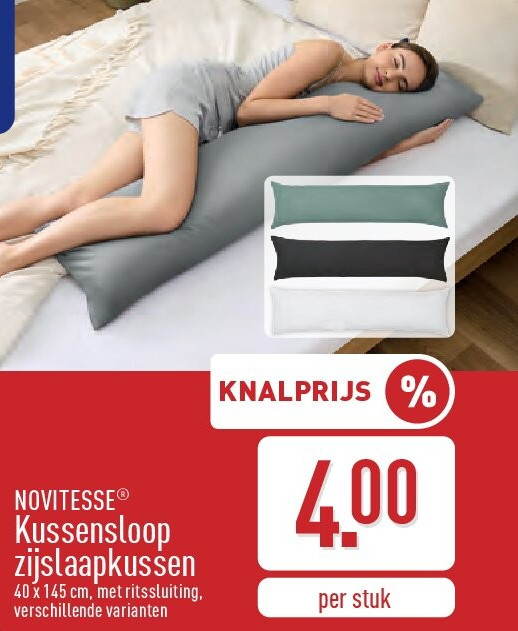 Kussensloop zijslaapkussen