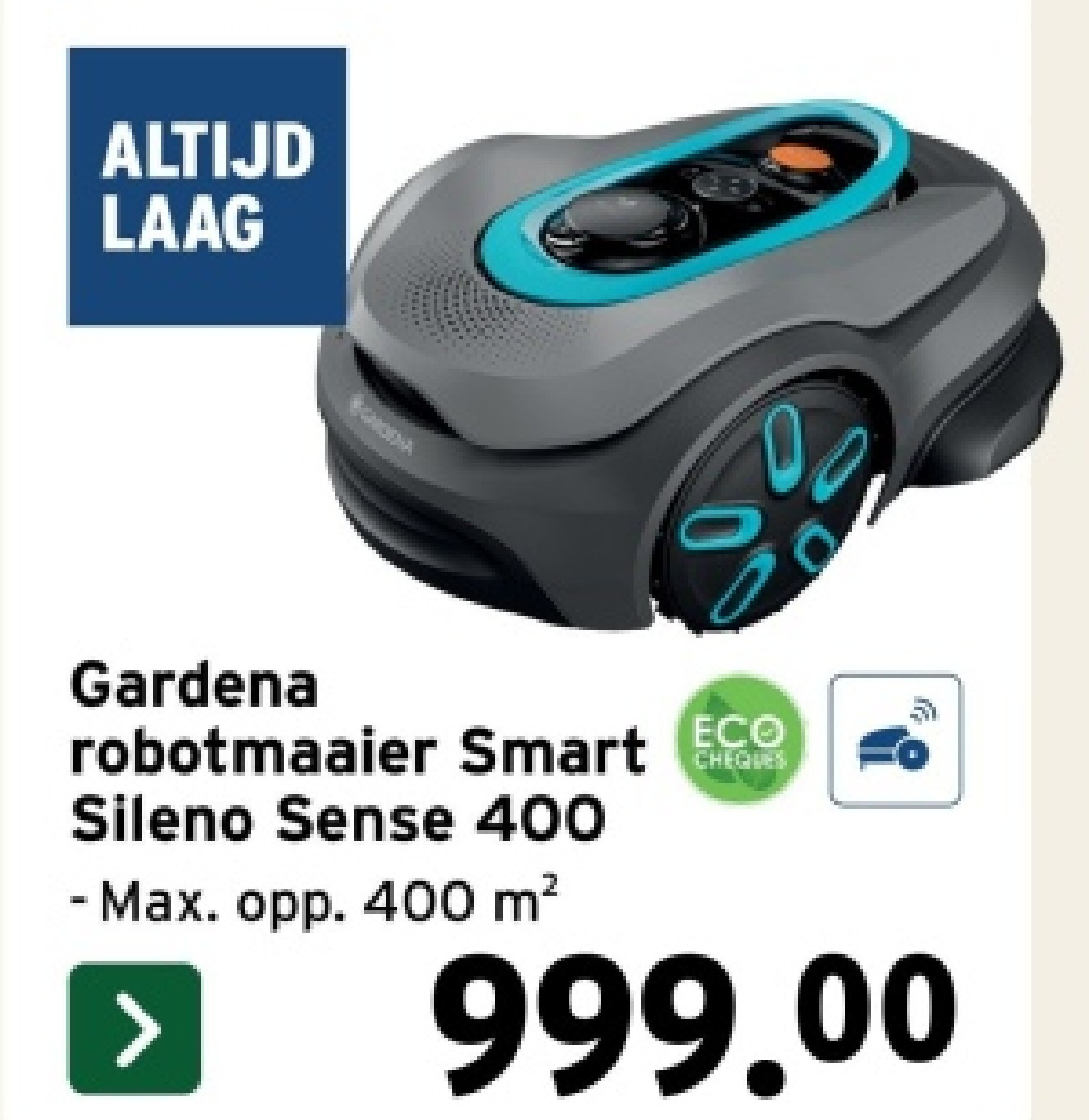 Gardena robotmaaier Smart Sileno Sense 400