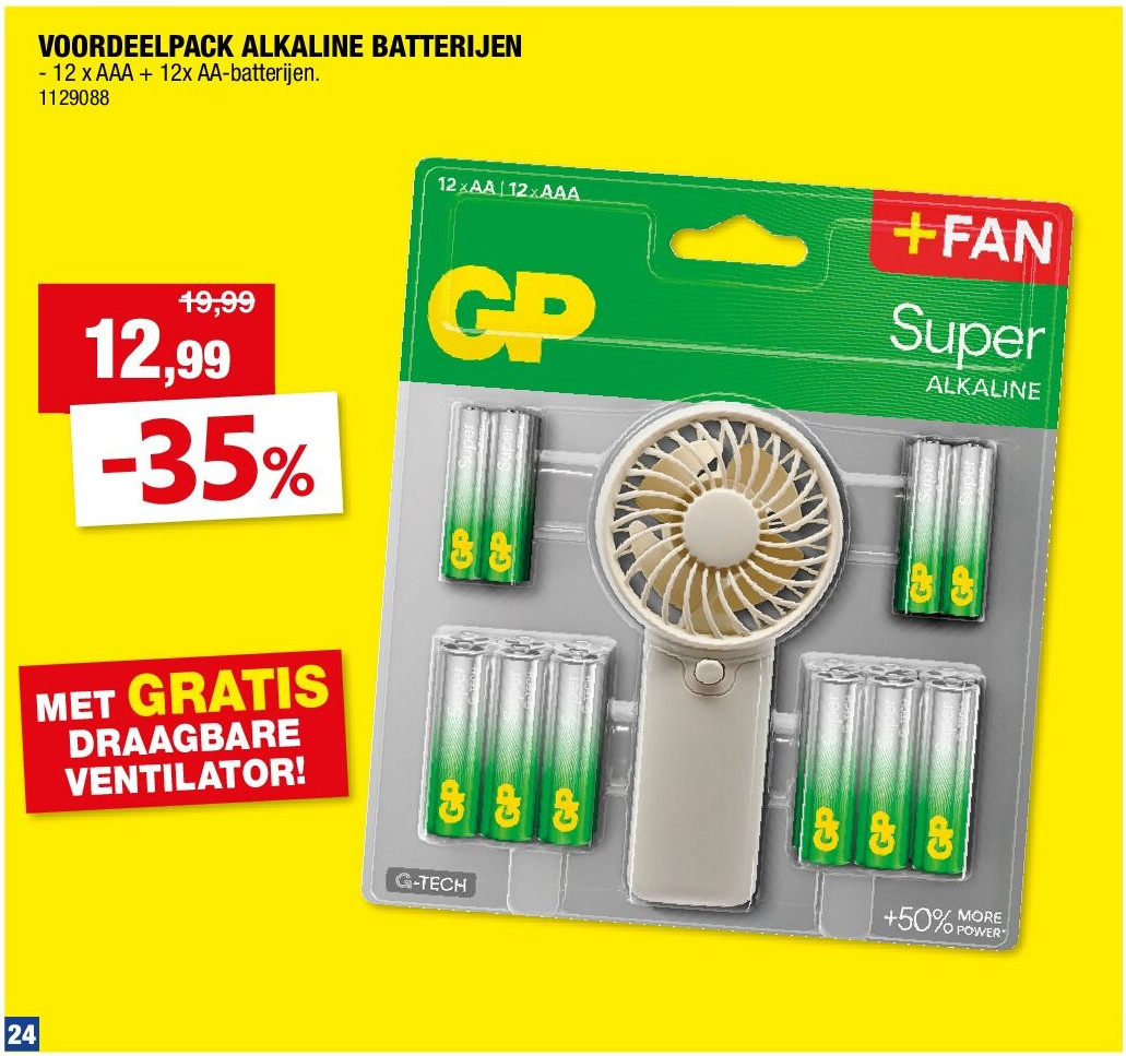 VOORDEELPACK ALKALINE BATTERIJEN