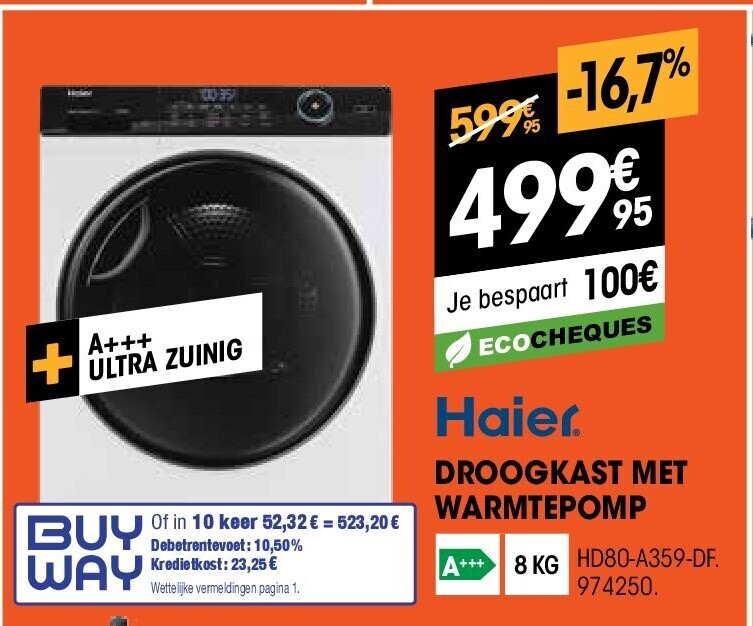 DROOGKAST MET WARMTEPOMP