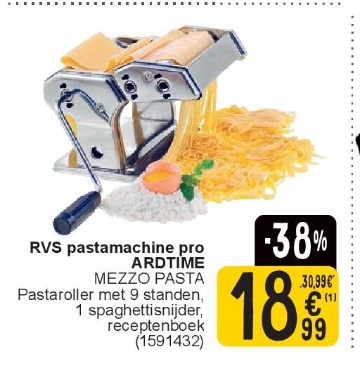 RVS pastamachine pro ARDTIME