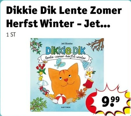 Dikkie Dik Lente Zomer Herfst Winter - Jet...