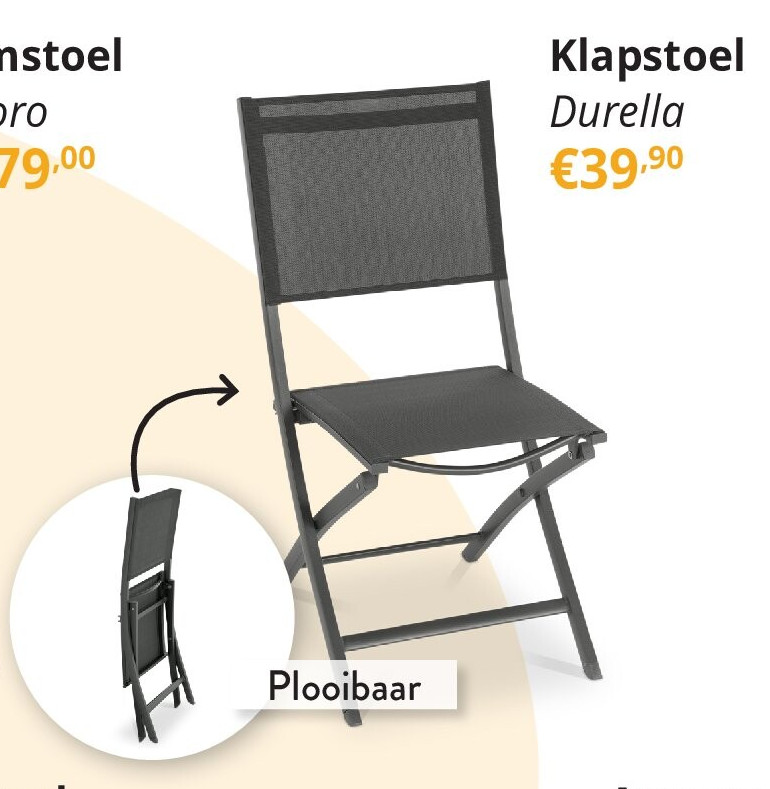 Klapstoel Durella