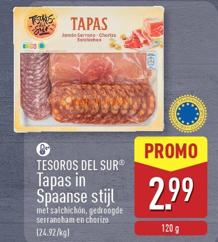 Tapas in Spaanse stijl