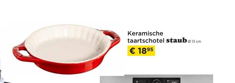 Keramische taartschotel stauboBcm