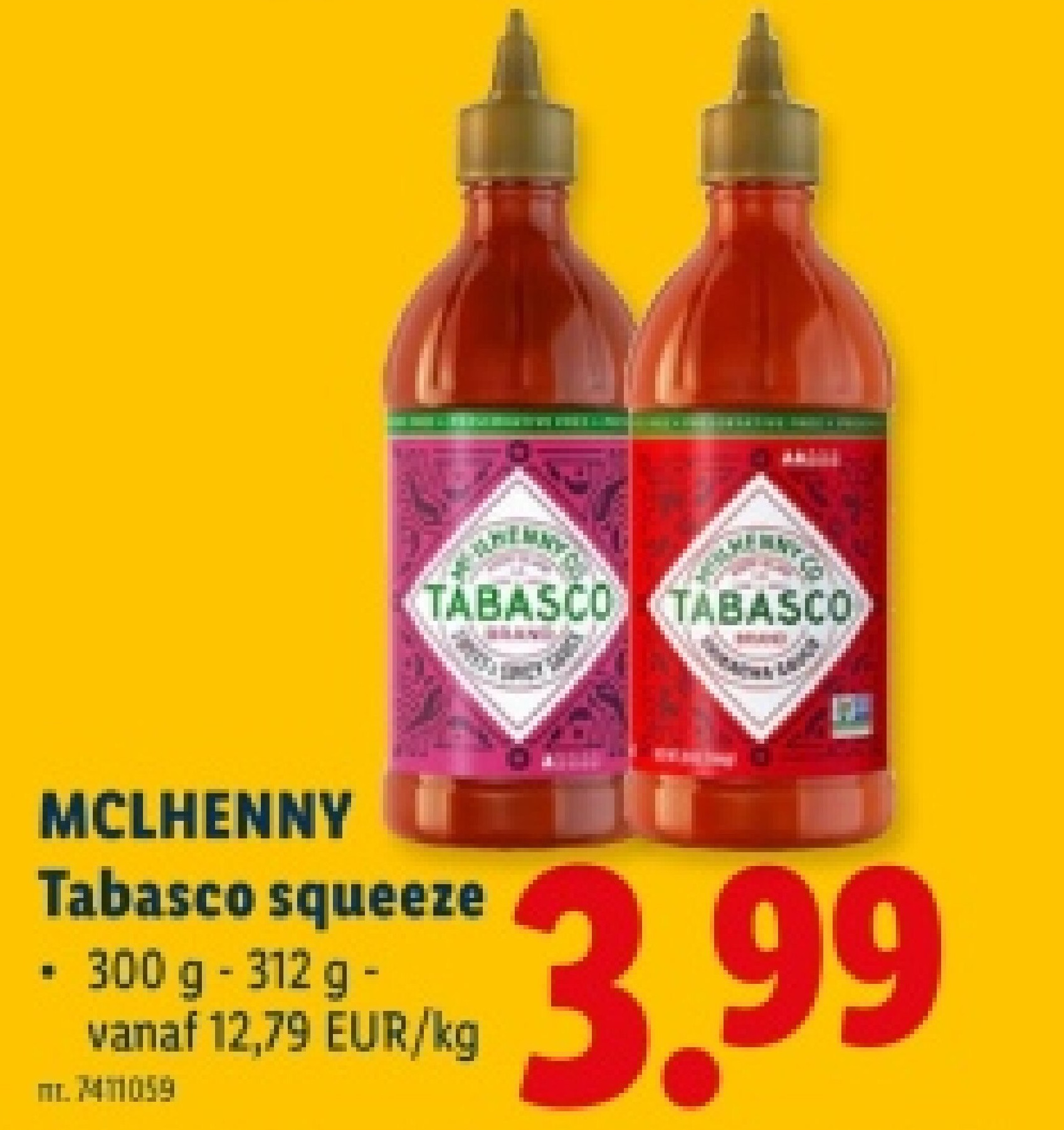 Tabasco squeeze