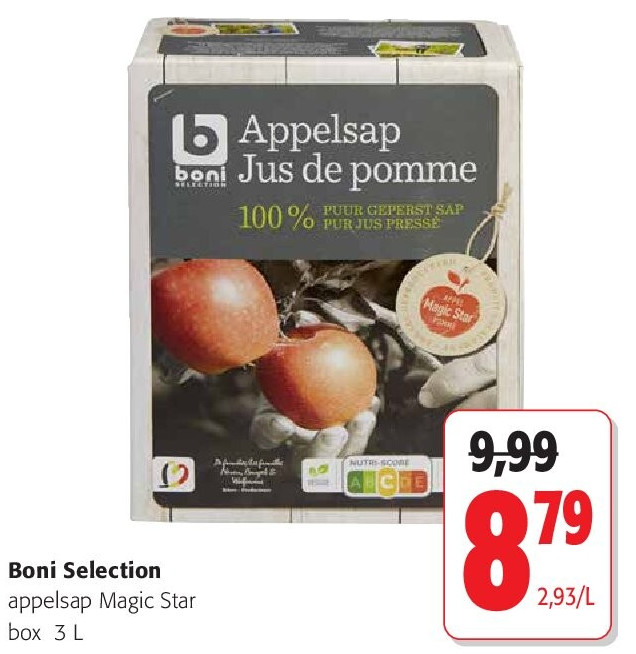 Boni Selection appelsap Magic Star box 3 L