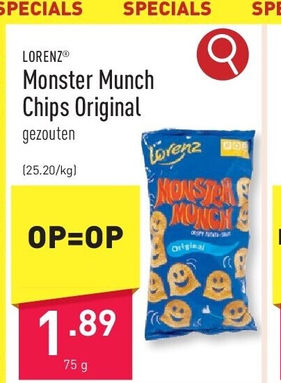 Monster Munch Chips Original
