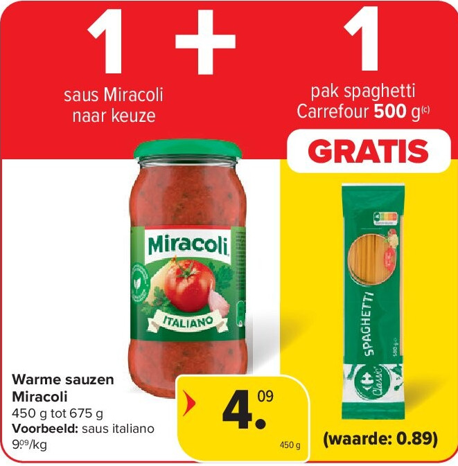 Warme sauzen Miracoli