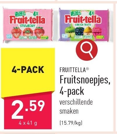 Fruitsnoepjes, 4-pack