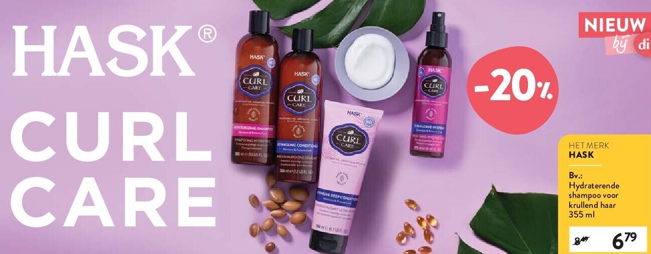 Hydraterende shampoo voor krullend haar 355 ml