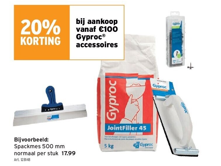 Gyproc® Spackmes 500 mm