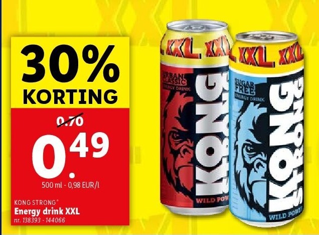 Energy drink XXL