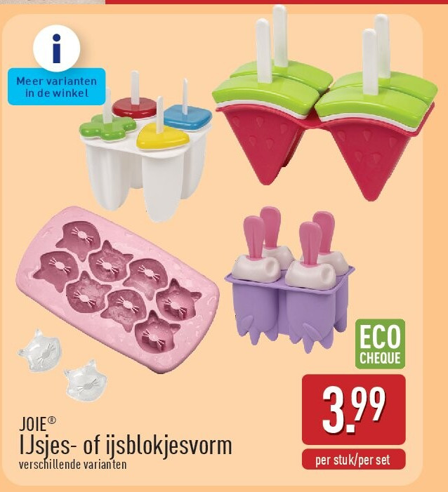 IJsjes- of ijsblokjesvorm