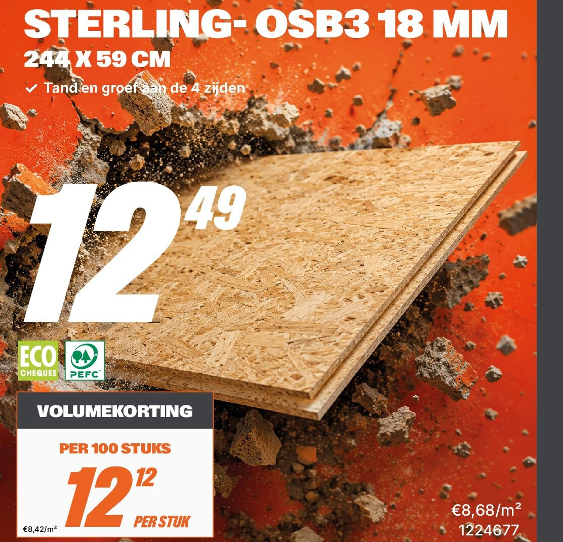 STERLING- OSB3 18 MM