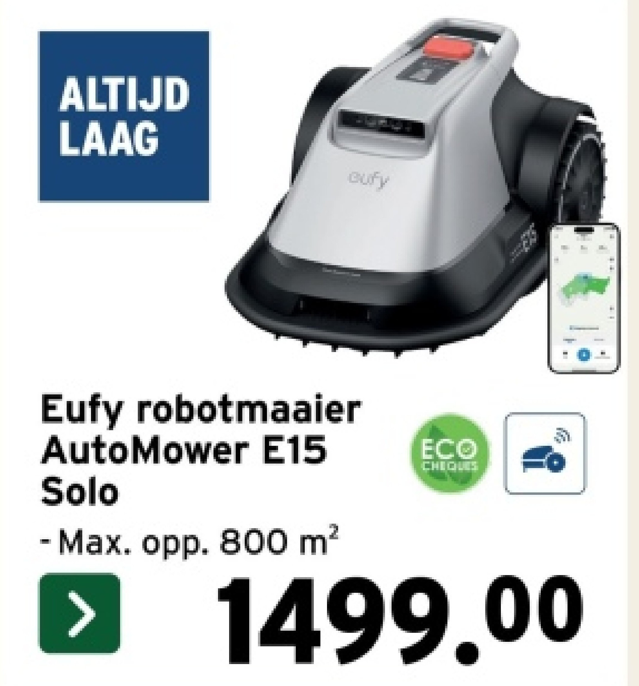 Eufy robotmaaier AutoMower E15 Solo