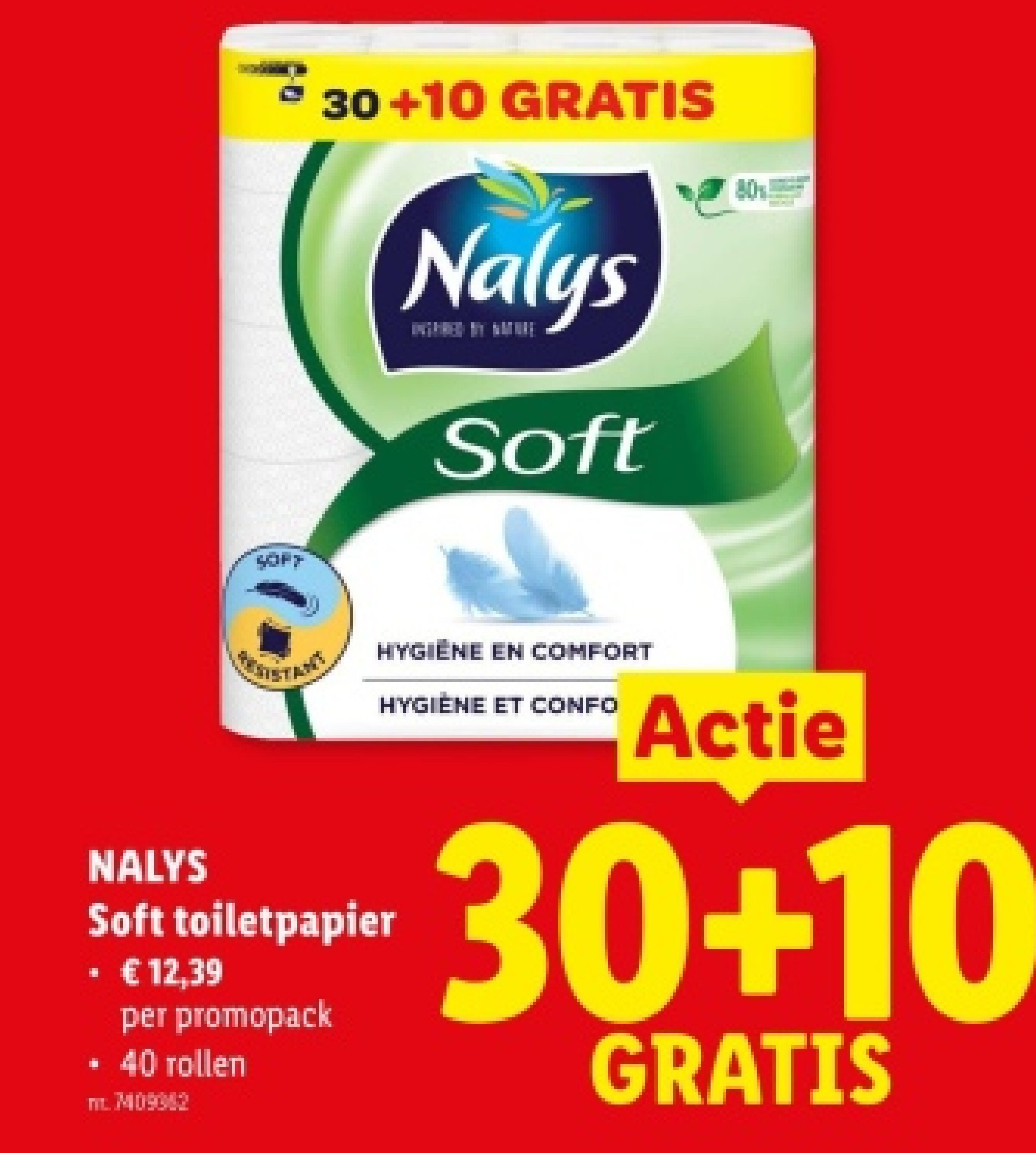 Soft toiletpapier