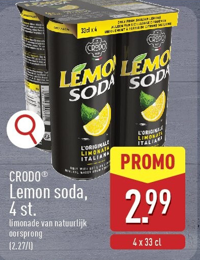 Lemon soda, 4st.