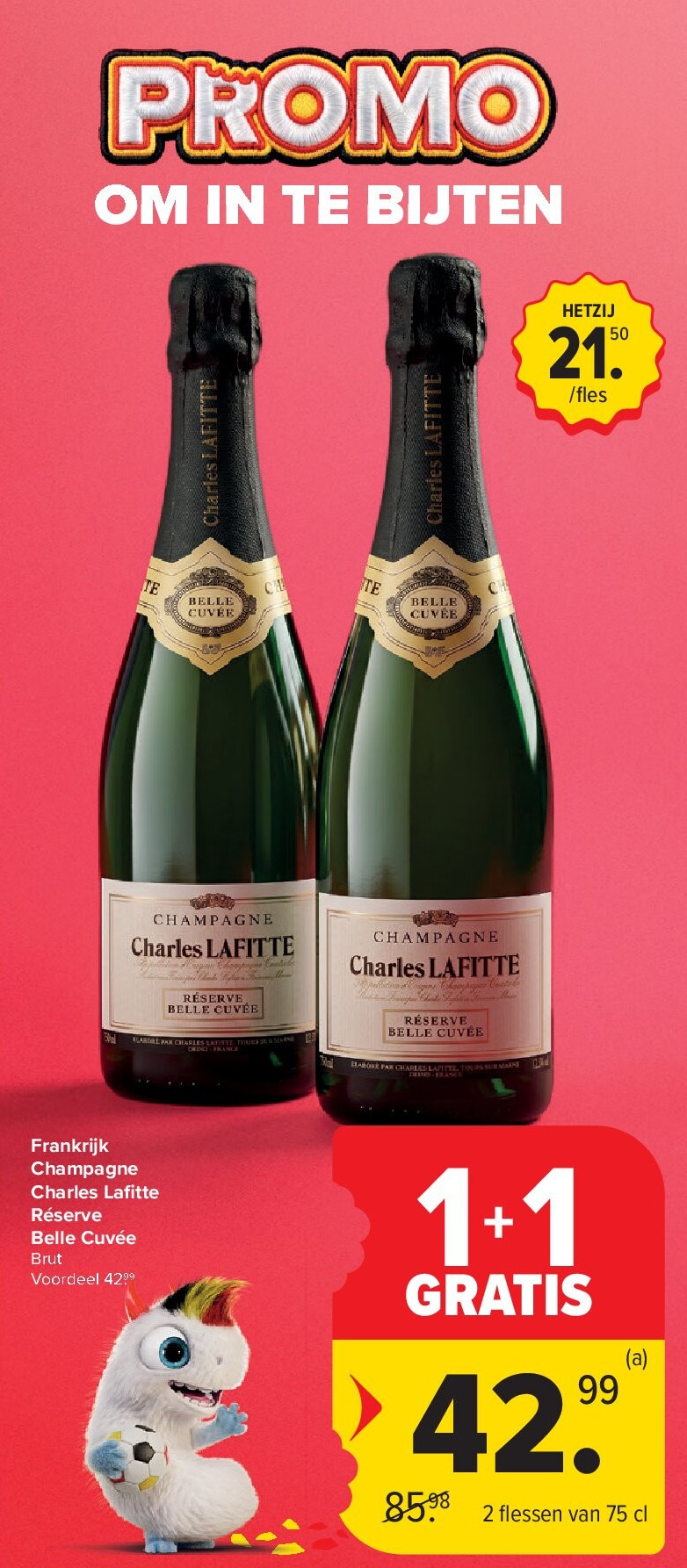 Frankrijk Champagne Charles Lafi tte Réserve Belle Cuvée
