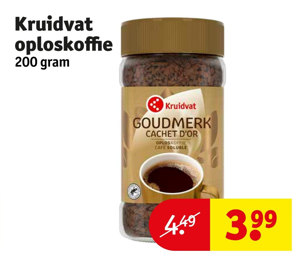 Kruidvat oploskoffie