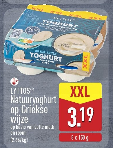 Natuuryoghurt op Griekse wijze
