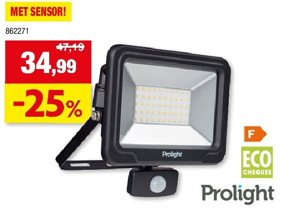 LEDSTRALER “EASY CONNECT” 4250 lm MET SENSOR!