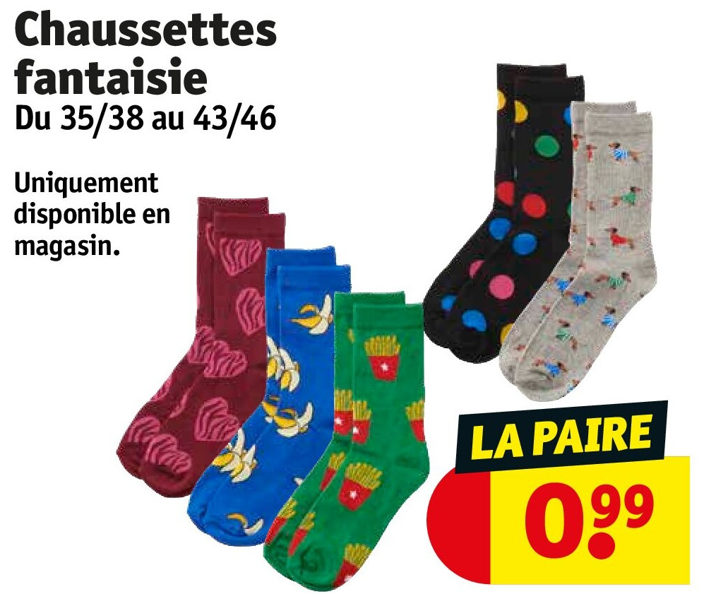 Chaussettes fantaisie