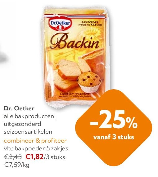 Dr. Oetker bakpoeder 5 zakjes