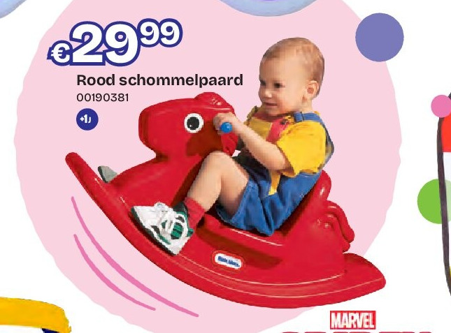 Rood schommelpaard