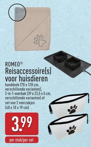 Reisaccessoire(s) voor huisdieren