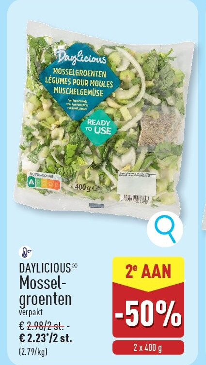 Mossel groenten