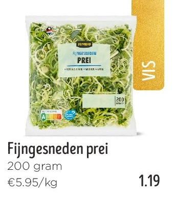 Fijngesneden prei
