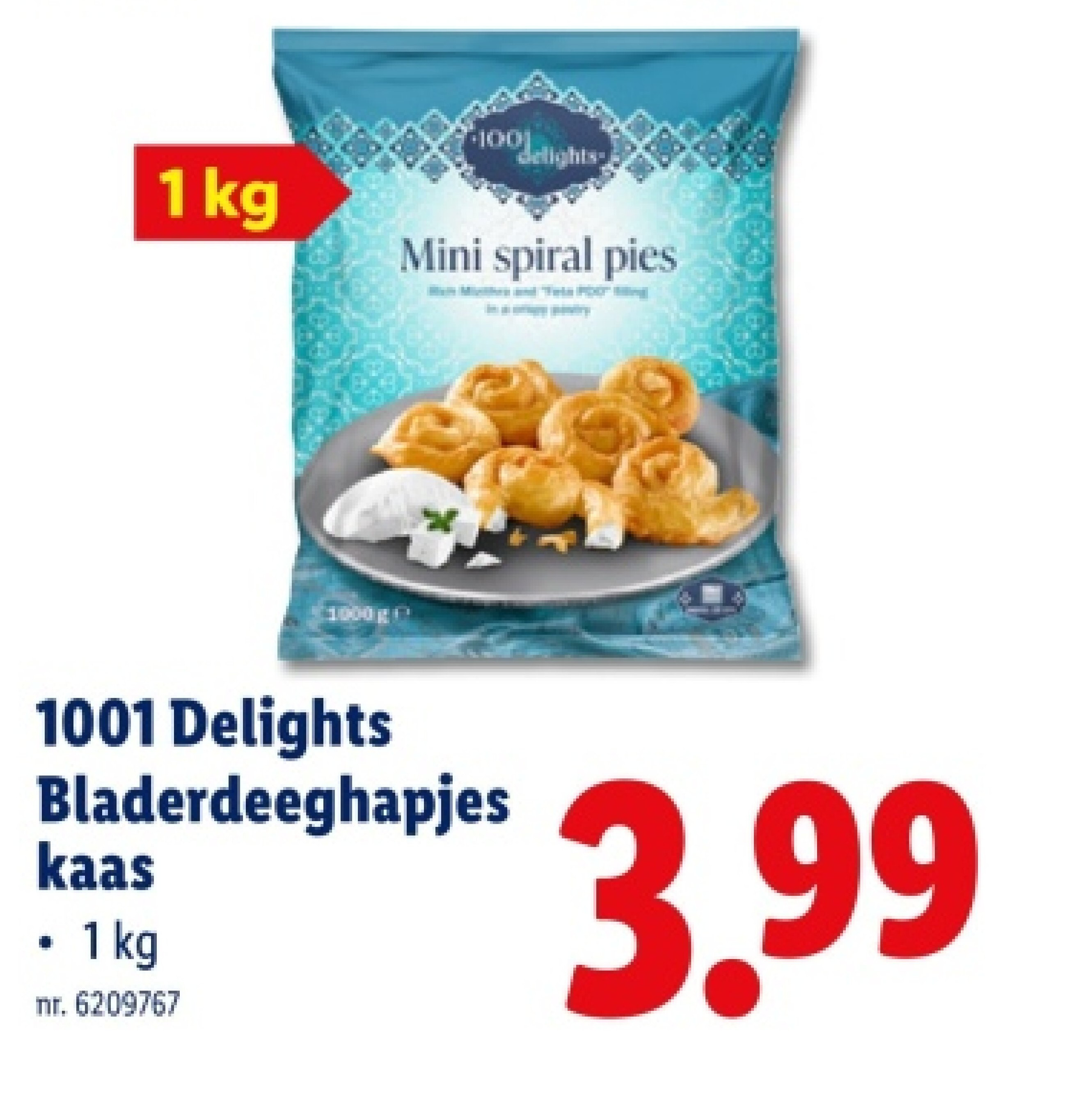 Bladerdeeghapjes kaas
