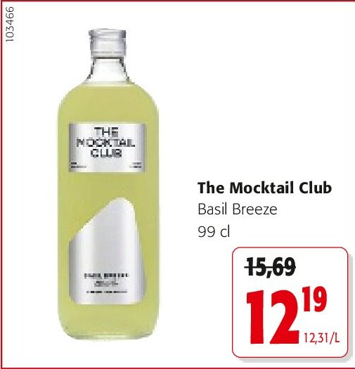 The Mocktail Club Basil Breeze 99 cl