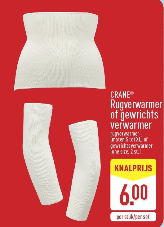 Rugverwarmer of gewrichtsverwarmer