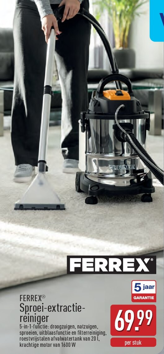 Sproei-extractiereiniger