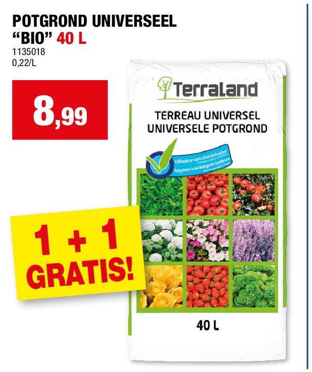 POTGROND UNIVERSEEL “BIO” 40 L