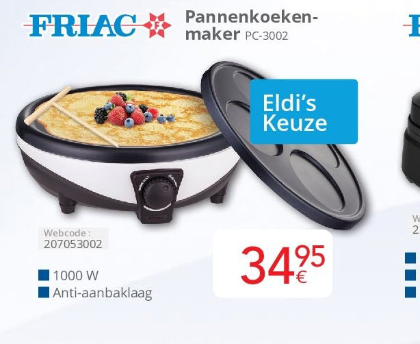Friac Pannenkoekenmaker PC-3002
