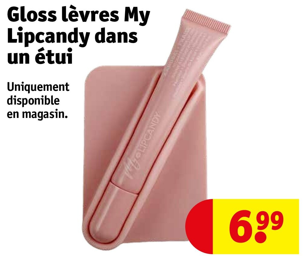 Gloss lèvres My Lipcandy dans un étui
