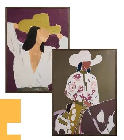 Canvas Cowgirl Hat of Horse