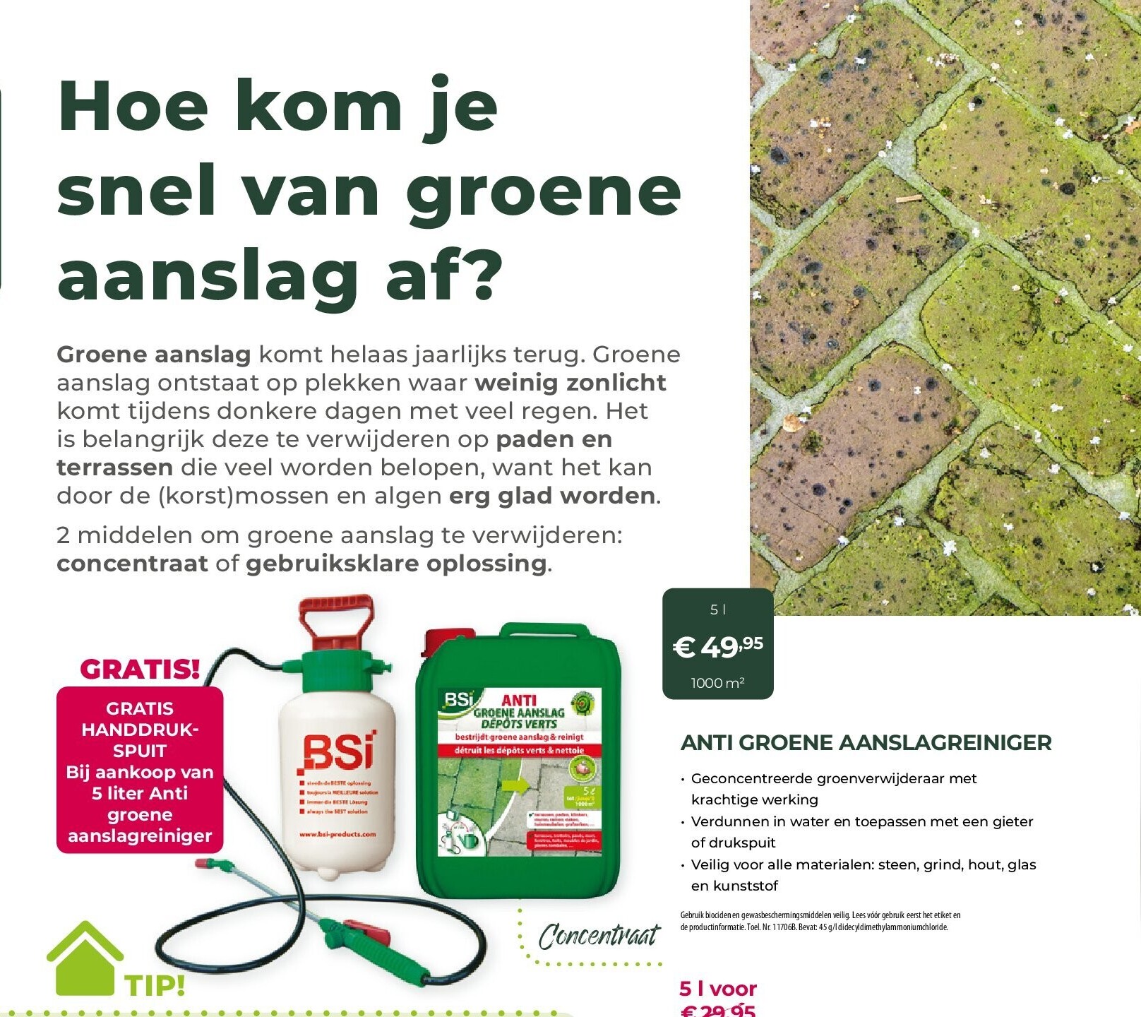 ANTI GROENE AANSLAGREINIGER