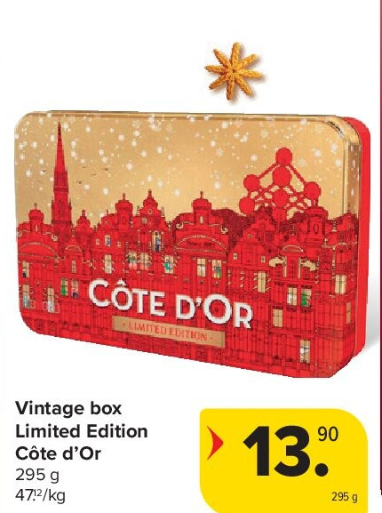 Vintage box Limited Edition Côte d’Or