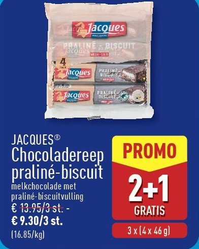 Chocoladereep praliné-biscuit