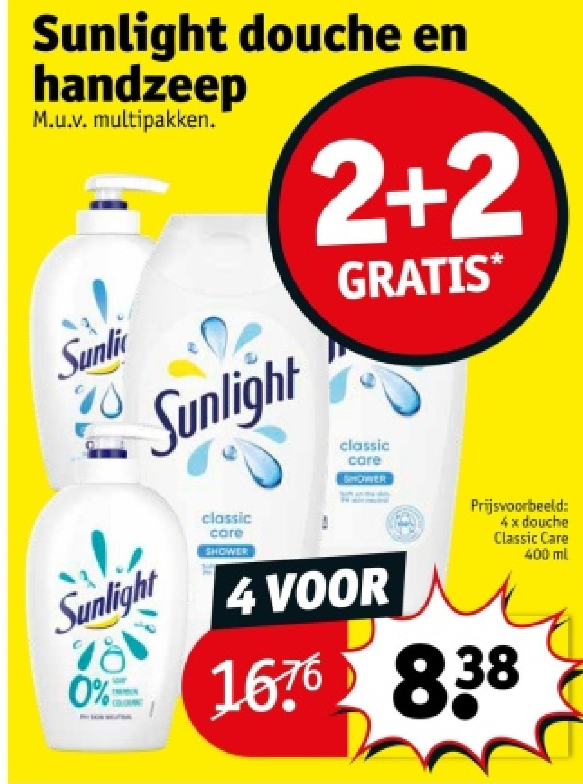 Sunlight douche en handzeep