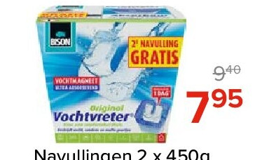 Vochtvreter navullingen 2 x 450g