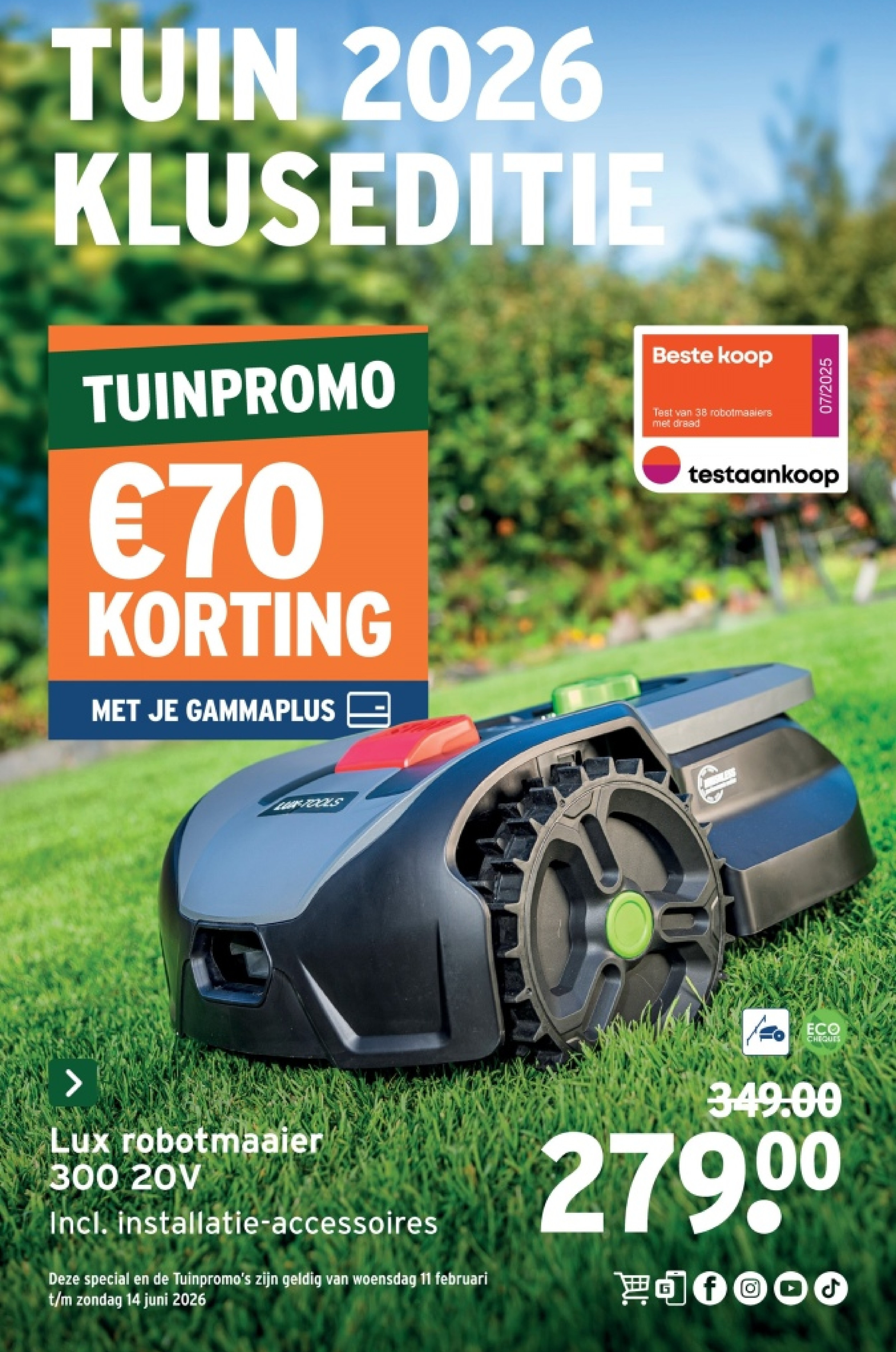 Lux robotmaaier 300 20v